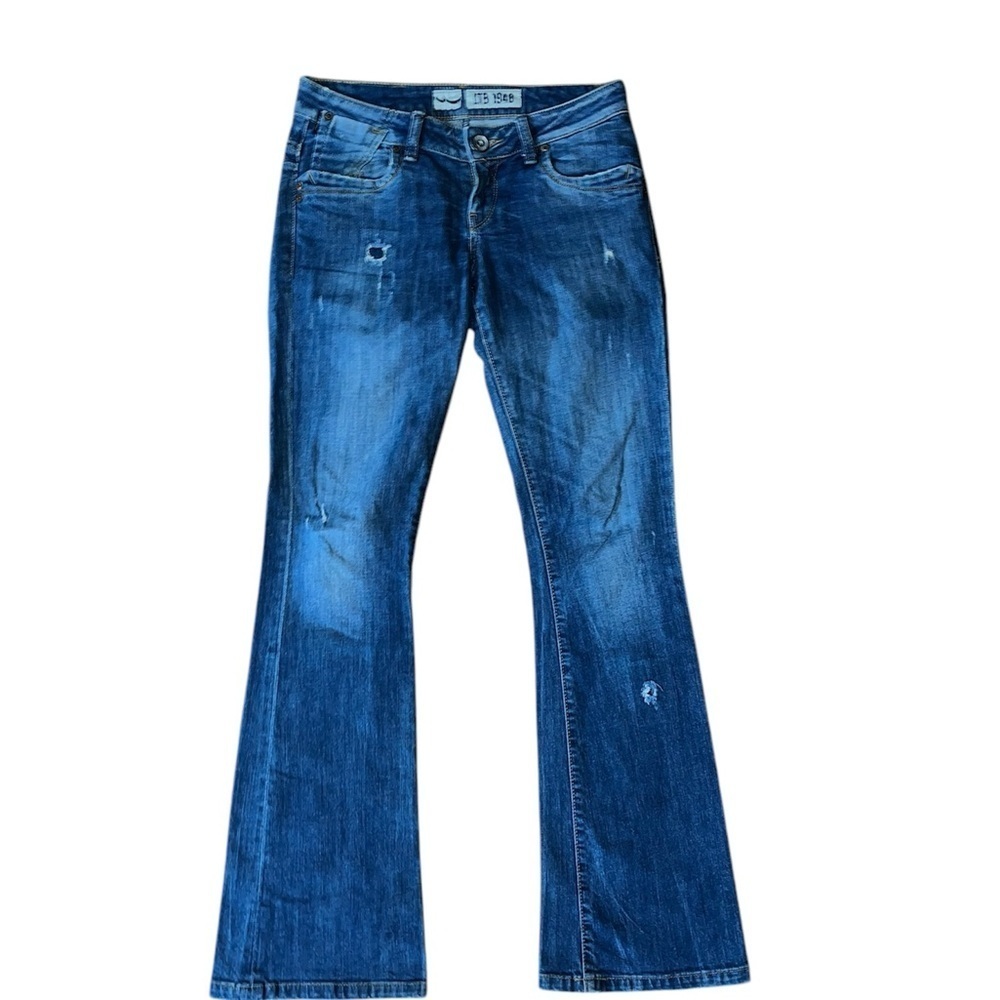 LTB  Flare Wide Leg Vintage Jeans with Distressed Look